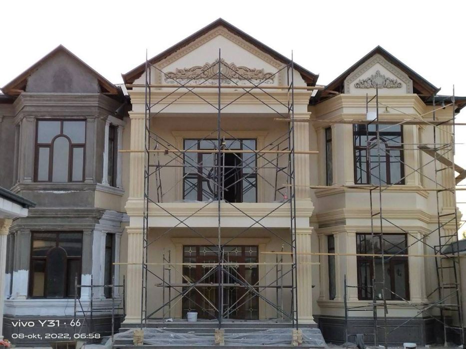 Фасад учун пено декор