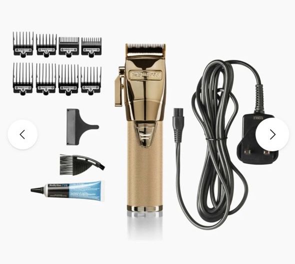 Безжична машинка за подстригване BaByliss Pro Super Motor (златна)