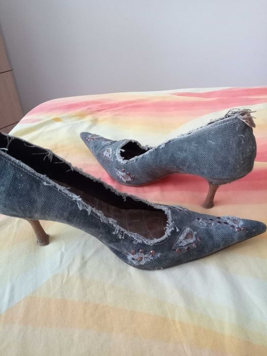 Pantofi casual cu toc, 39, Tina R