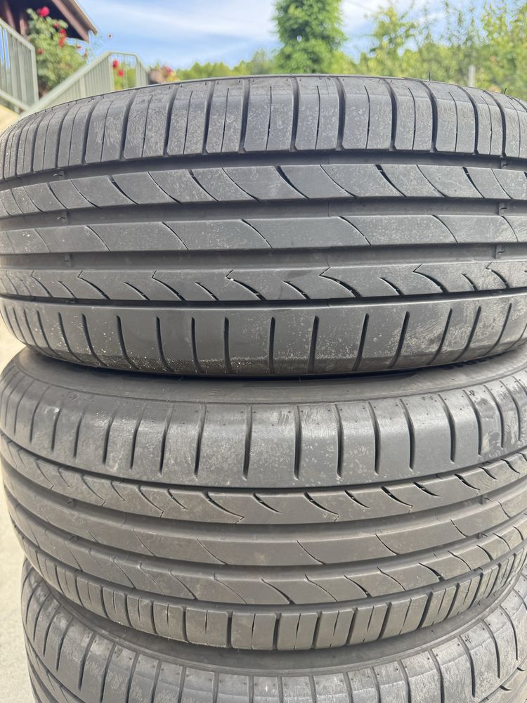 Jante aluminiu originale VW 16“ echipate cu anvelope vara 205/55/16