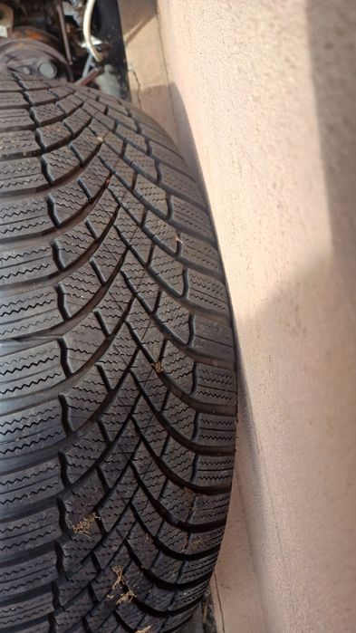 Jante mg Platin  5x112  pe 16 Cu cauciuri iarna  Import Germania