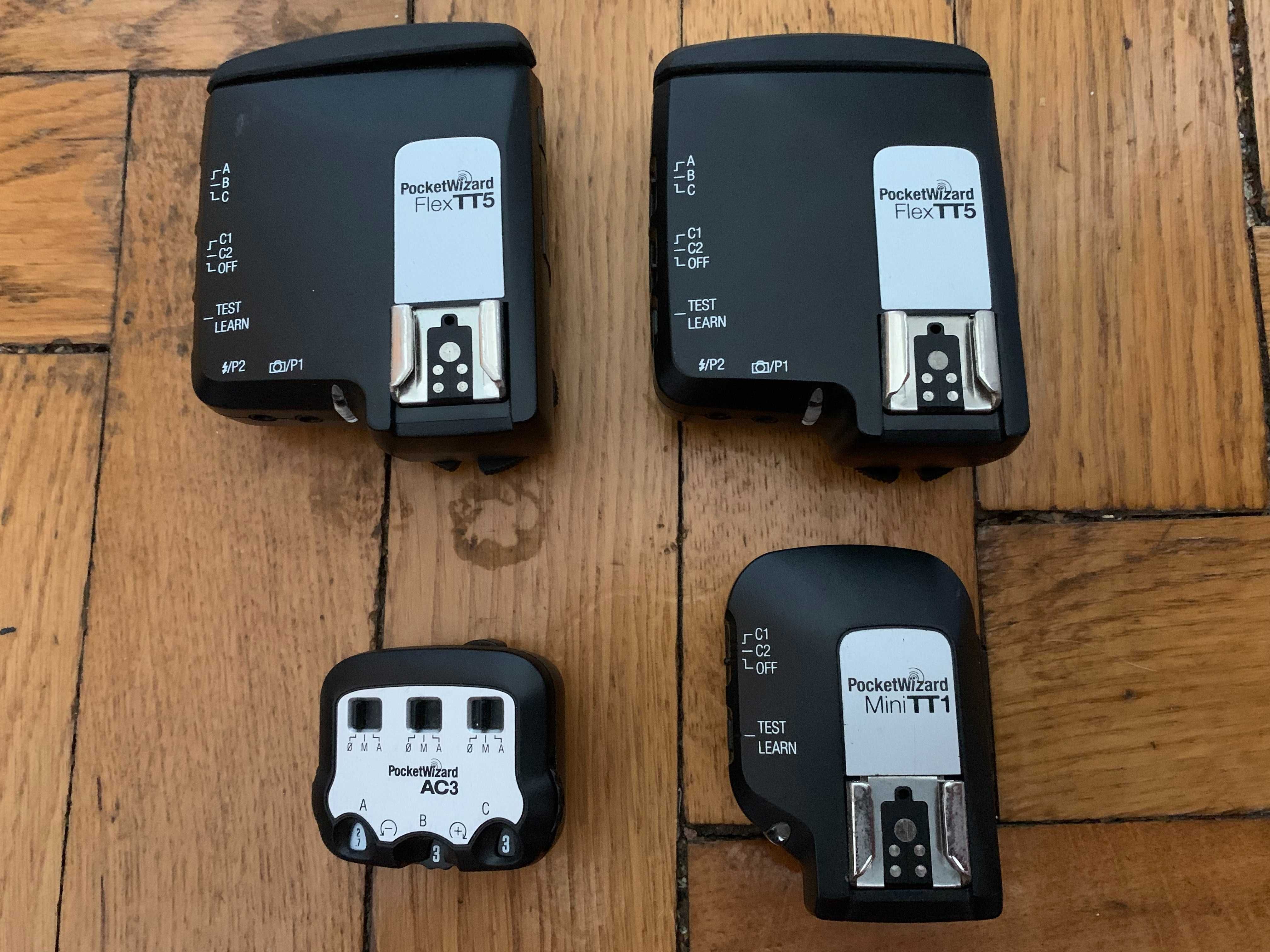 Pocket Wizard FlexTT5 , Mini TT1, AC3 pentru Canon. Kit transmittere