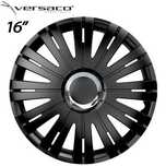 4 Броя Черни Тасове за джанти 16'' Карбон Versaco Active 16 инч