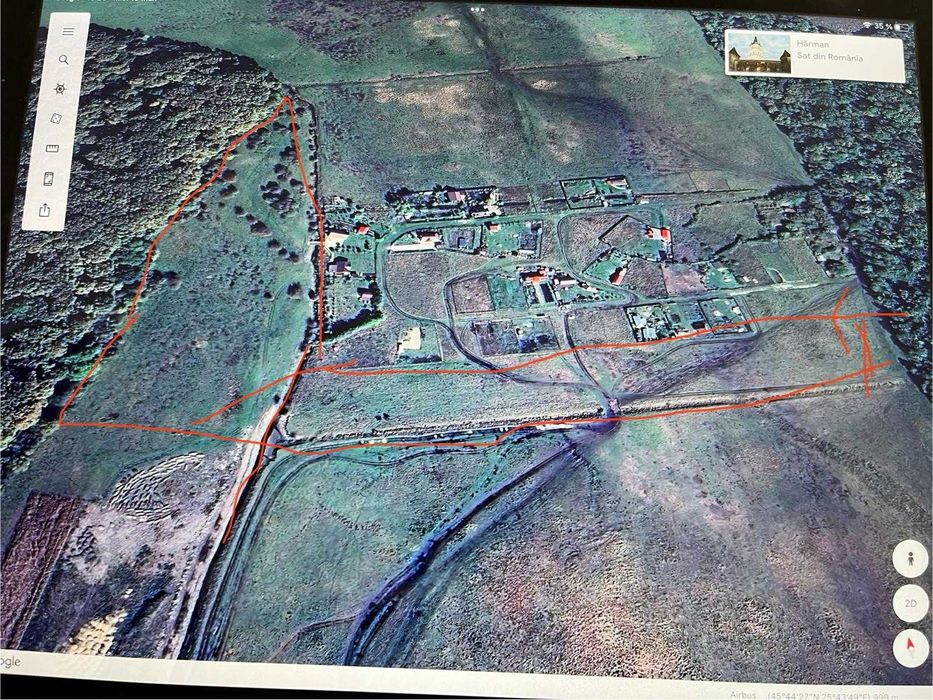 Teren extravilan zona Harman