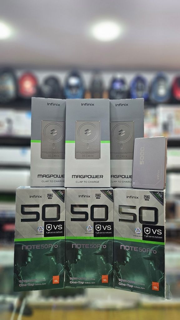 Infinix note 50 pro  bonus power bank
