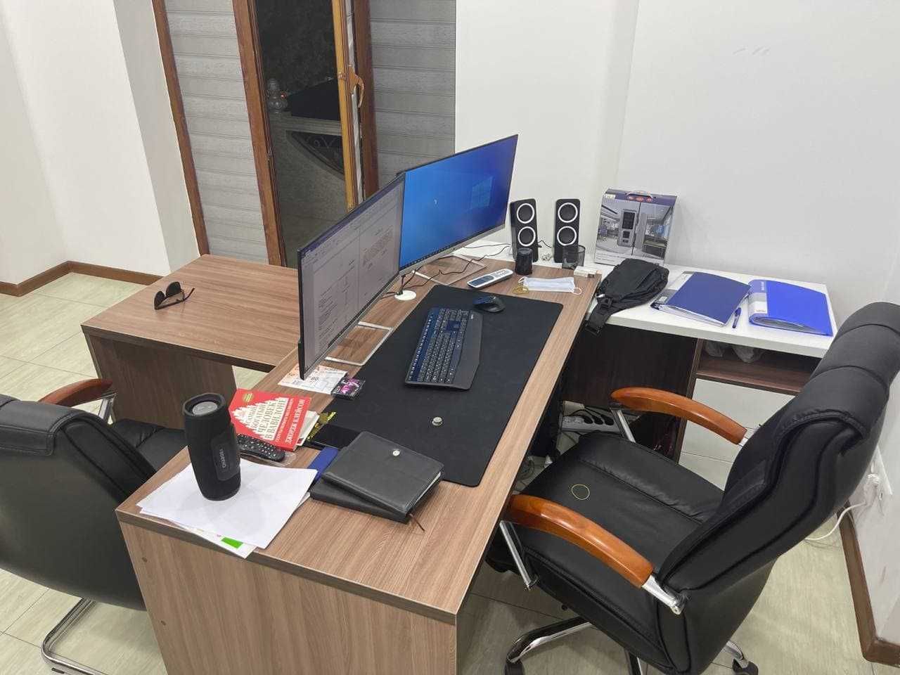 угловой стол Менеджер - 2 офисга стол угл стол офис мебел стол угловой