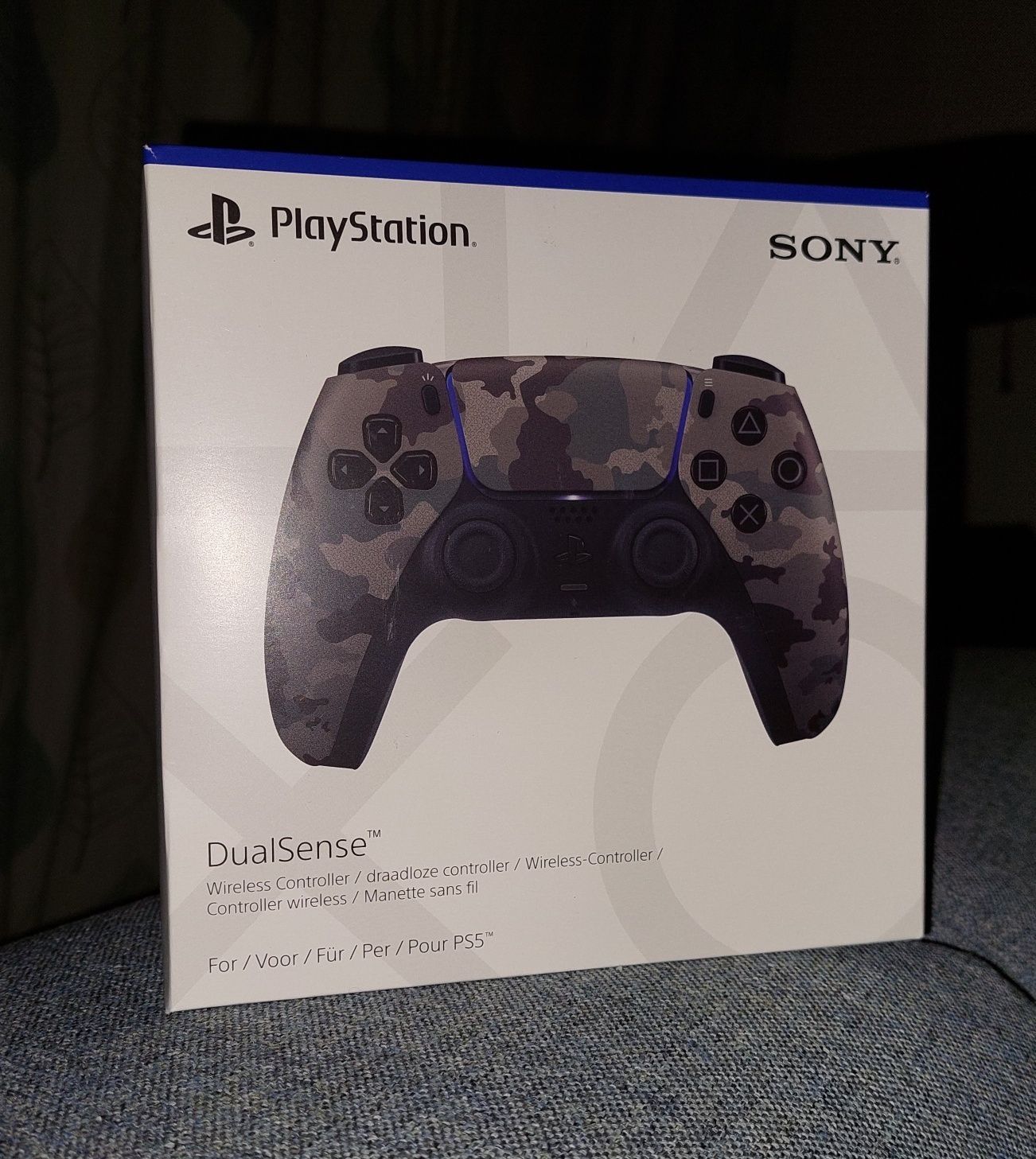 Maneta controler ps5 playstation 5 alb negru rosu
