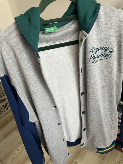 Бенетон Benetton момчешко суитчър бомбър