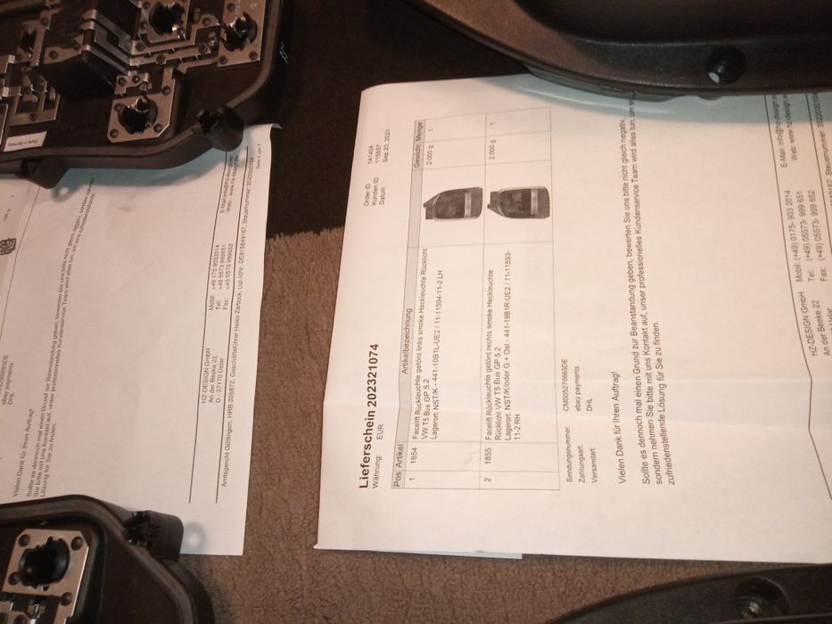 Vw Transporter facelift Set stopuri