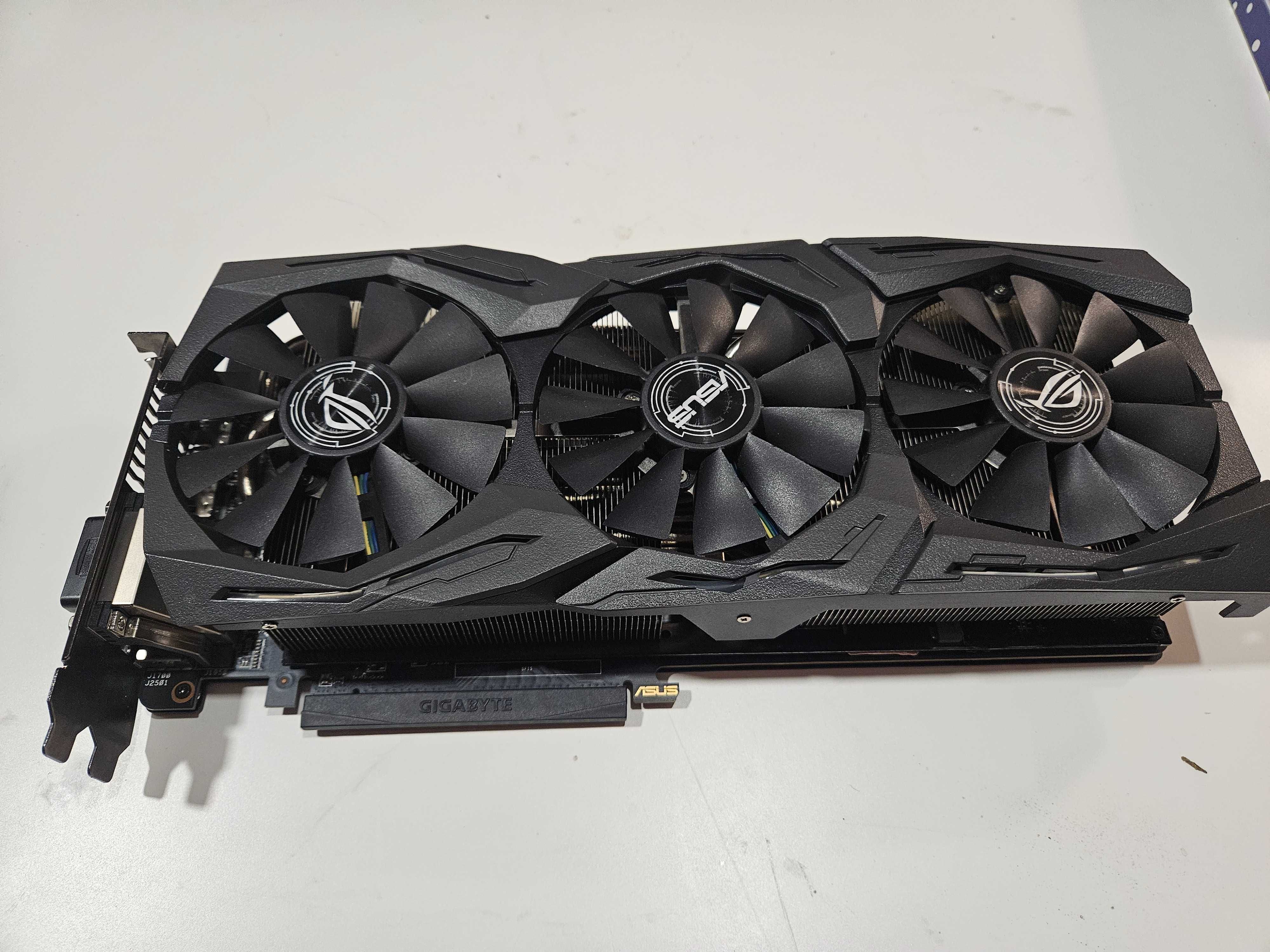 Placa video Asus Rog Strix Radeon RX580 Oc 8gb