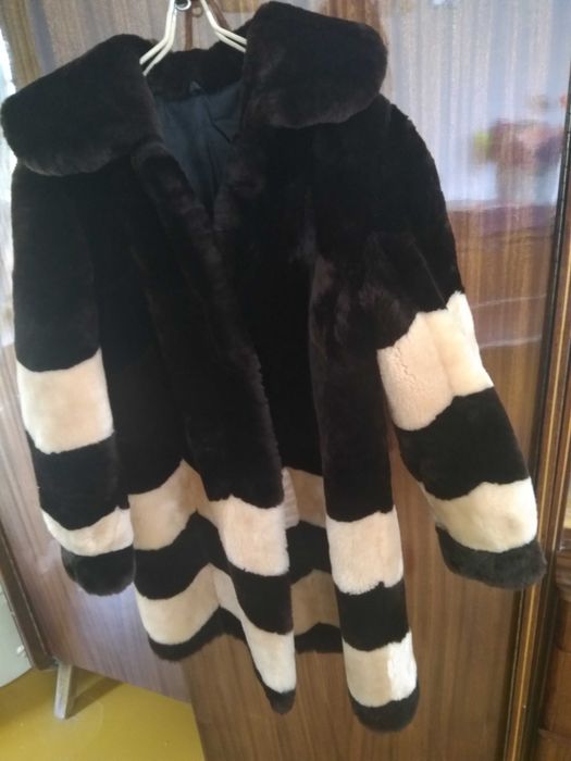 Шуба подростковая цигейка гладкая натуральная новая