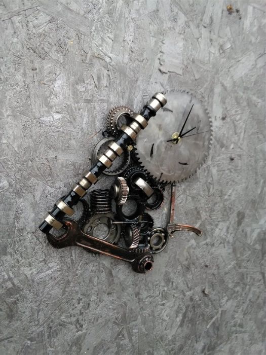 Ceas perete stil industrial, CADOU CORPORATIV,Steampunk,unicat