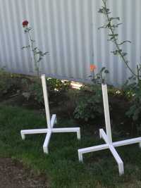 2 садовые железные подставки для увеличения полива и др садовых работ