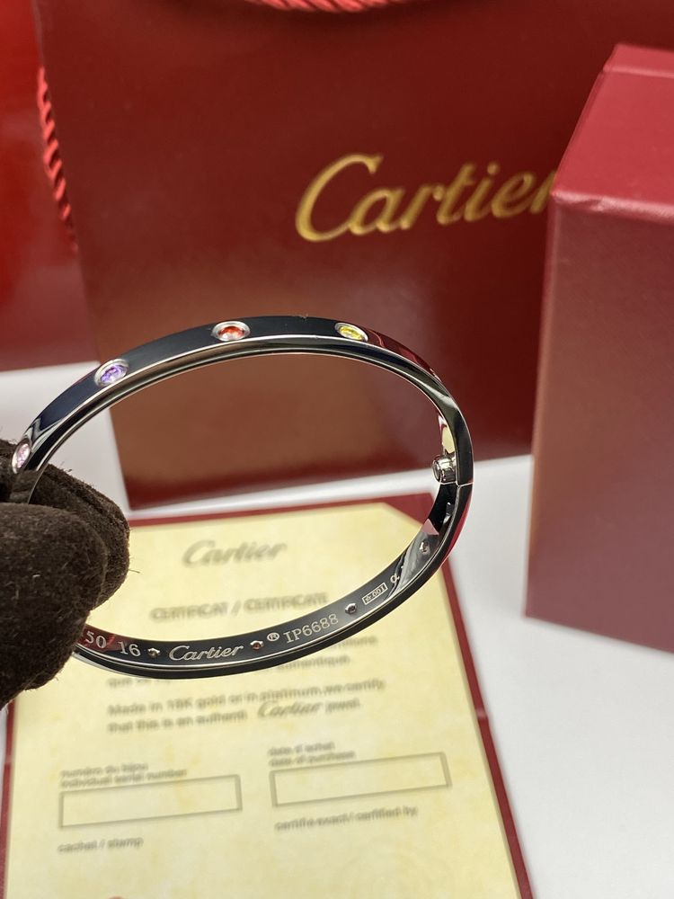 Brățară Cartier LOVE 16 White Gold 18K cu cutie