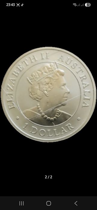 Monedă de argint dolar Australian Koala