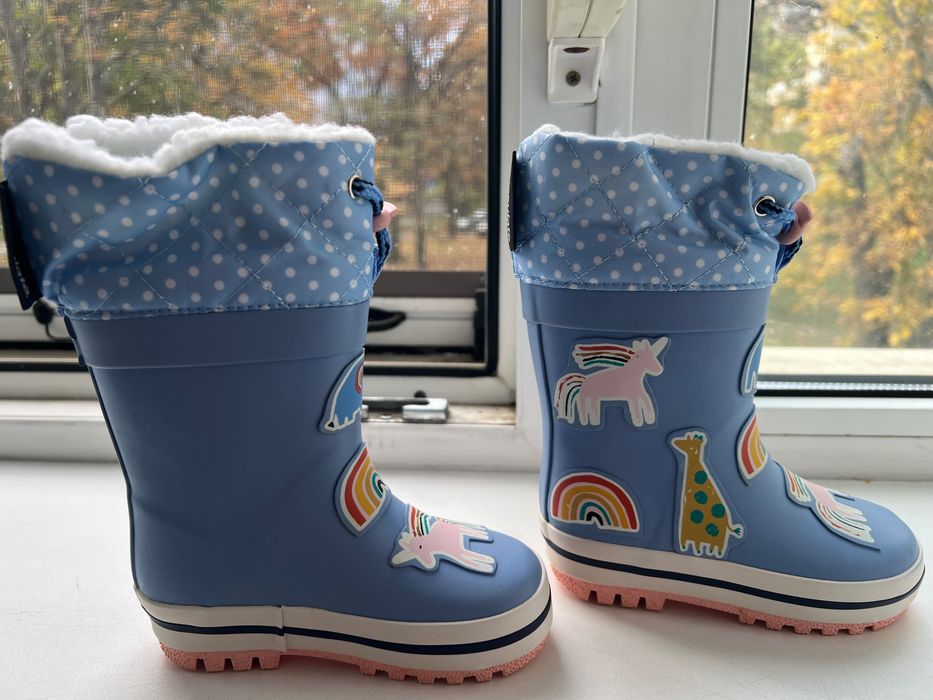 гумени подплатени зимни ботуши NEXT