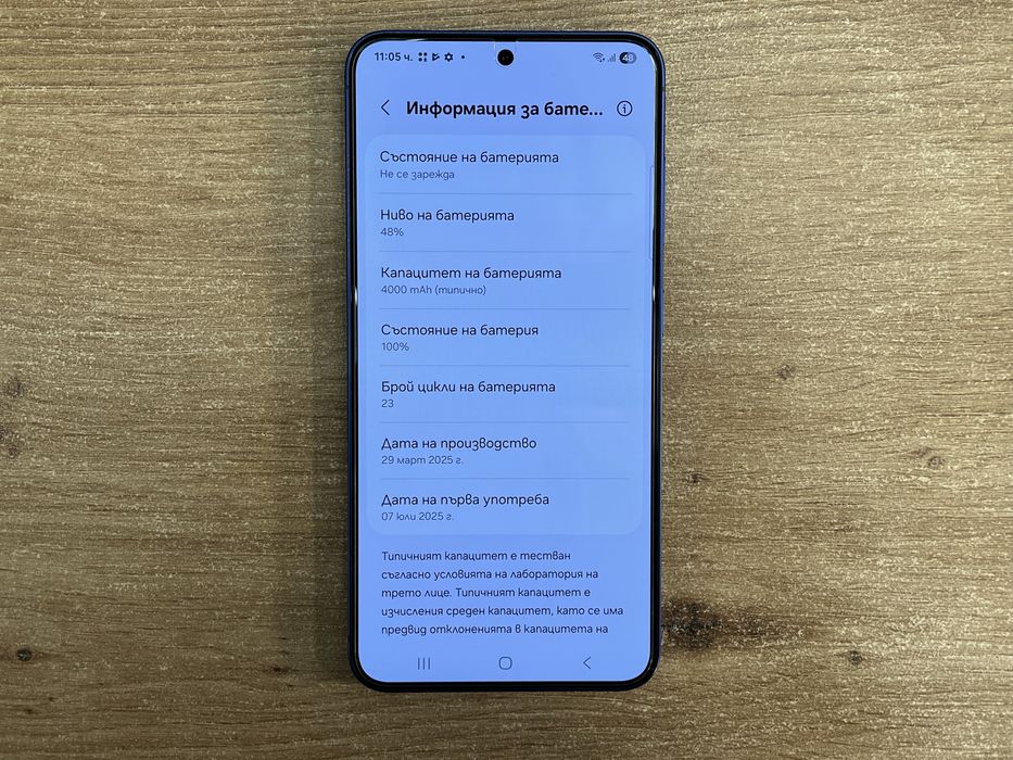Samsung S25 128GB Перфектен на 23 Цикъла