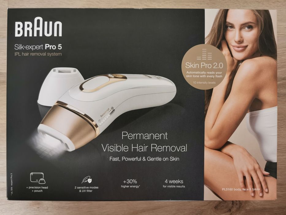 Epilator IPL Braun Silk-expert PRO 5 PL5160 sigilat, in garantie