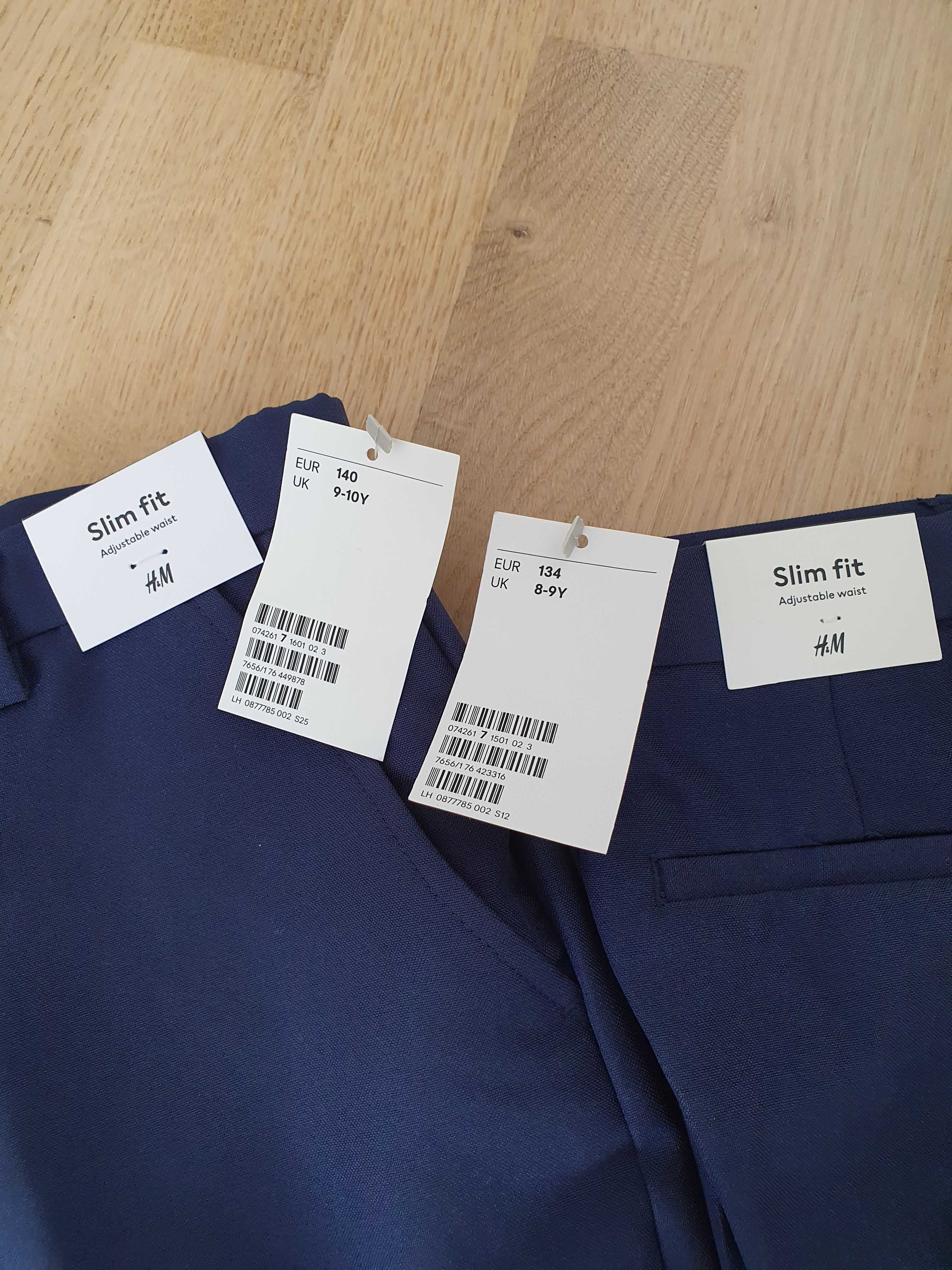 Pantaloni H&M noi 134cm și 140cm