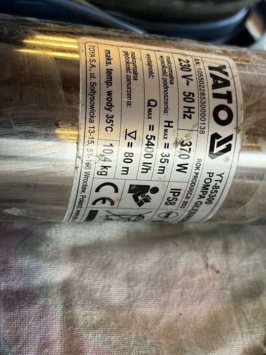 Сондажна помпа за чиста вода