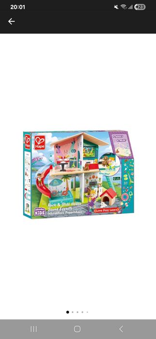 Vând casuta Hape cu sunete