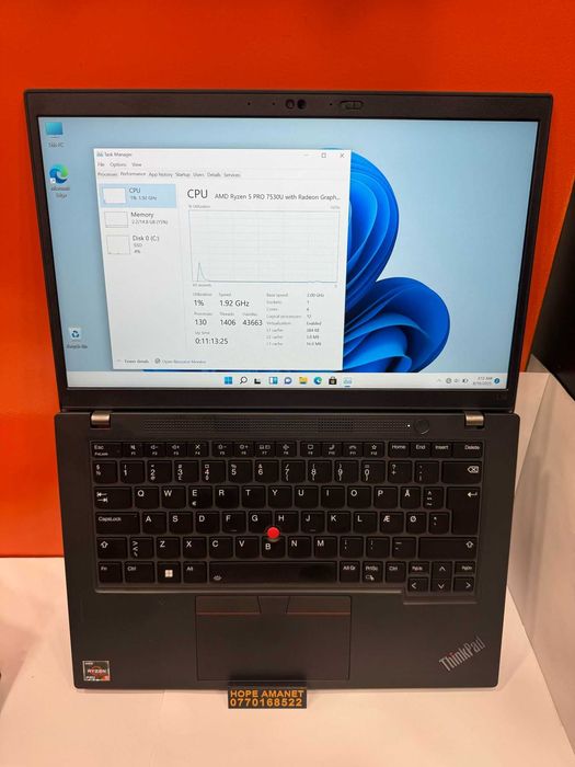 Hope Amanet P1/ Lenovo ThinkPad L14 Gen4, Ryzen 5 Pro 7535U