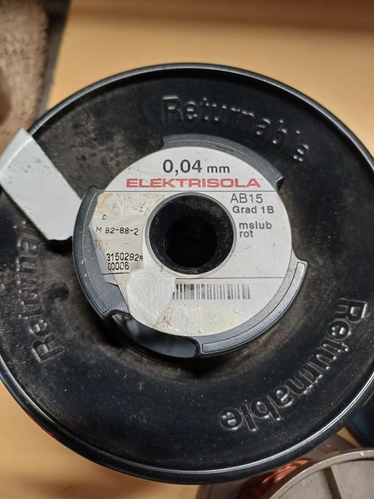 Меден емайлиран проводник 0.04mm