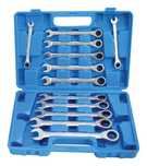 Trusa chei combinate cu clichet 8-19mm 12piese satra