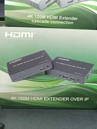 Скидка! Hdmi extender 150 m ,kvm/ ip,usb