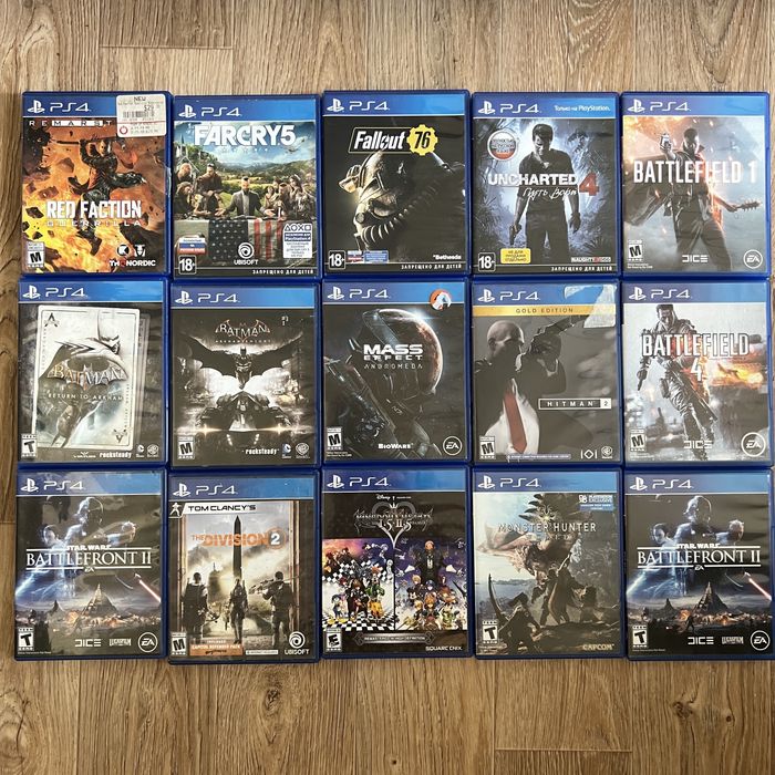 Диски ps4 в отличном состоянии срочно