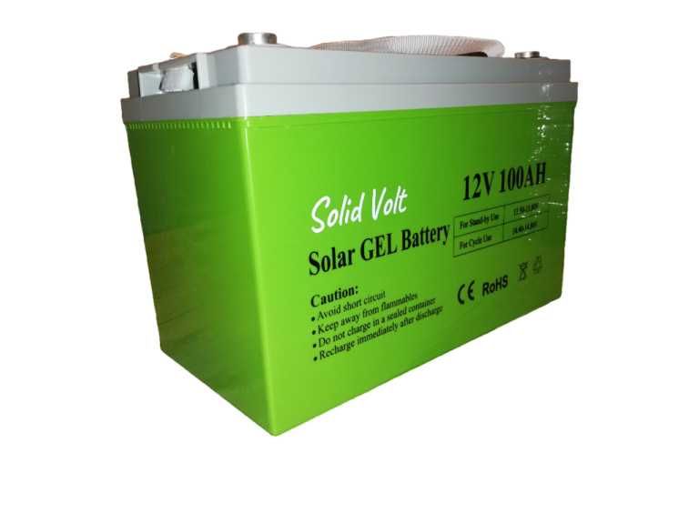 Baterie acumulator 12V / 100 Ah cu gel solar si descarcare lenta