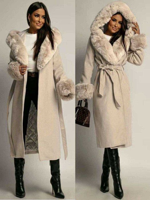 Стилно дамско палто