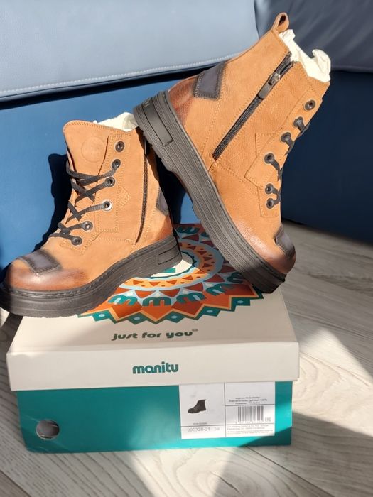 Manitu боти естествена кожа 36-ти номер