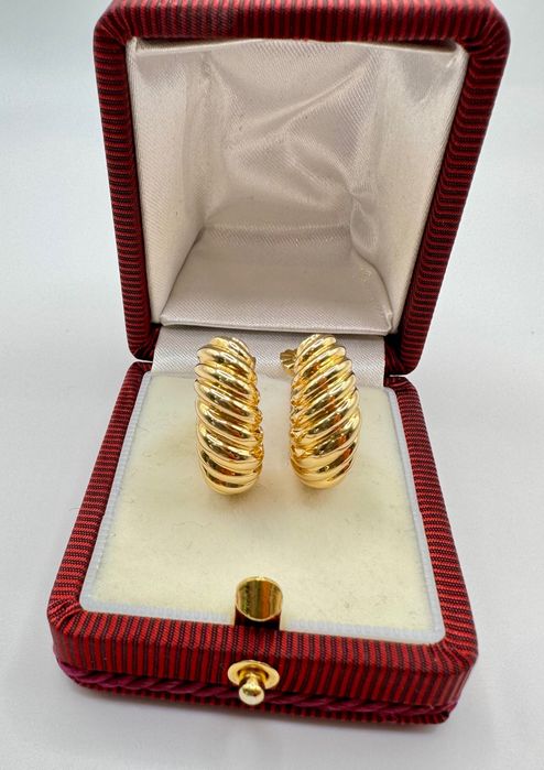 Обеци Cartier златни