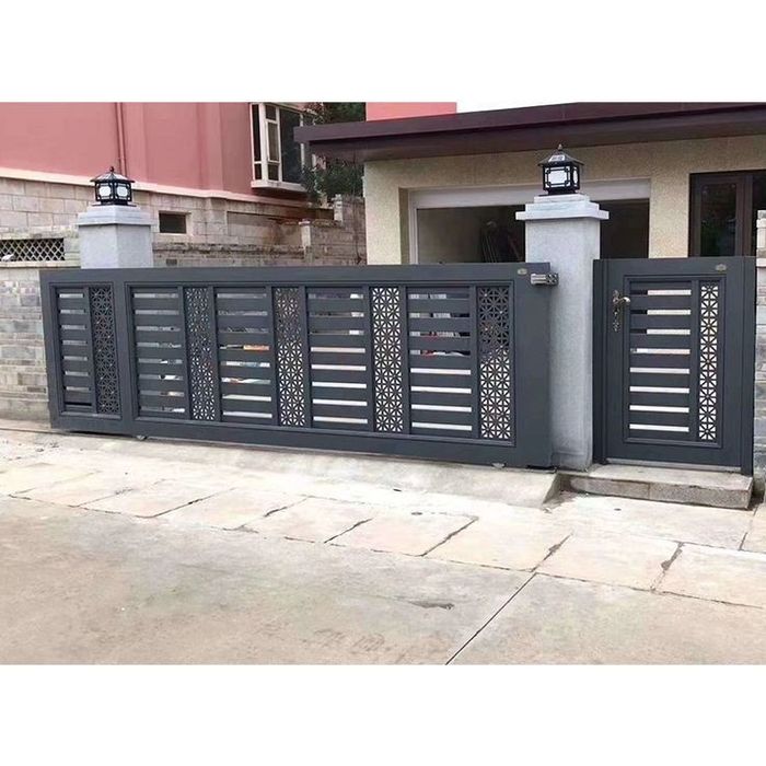 Garduri moderne  porți auto poartă pietonală panouri gard