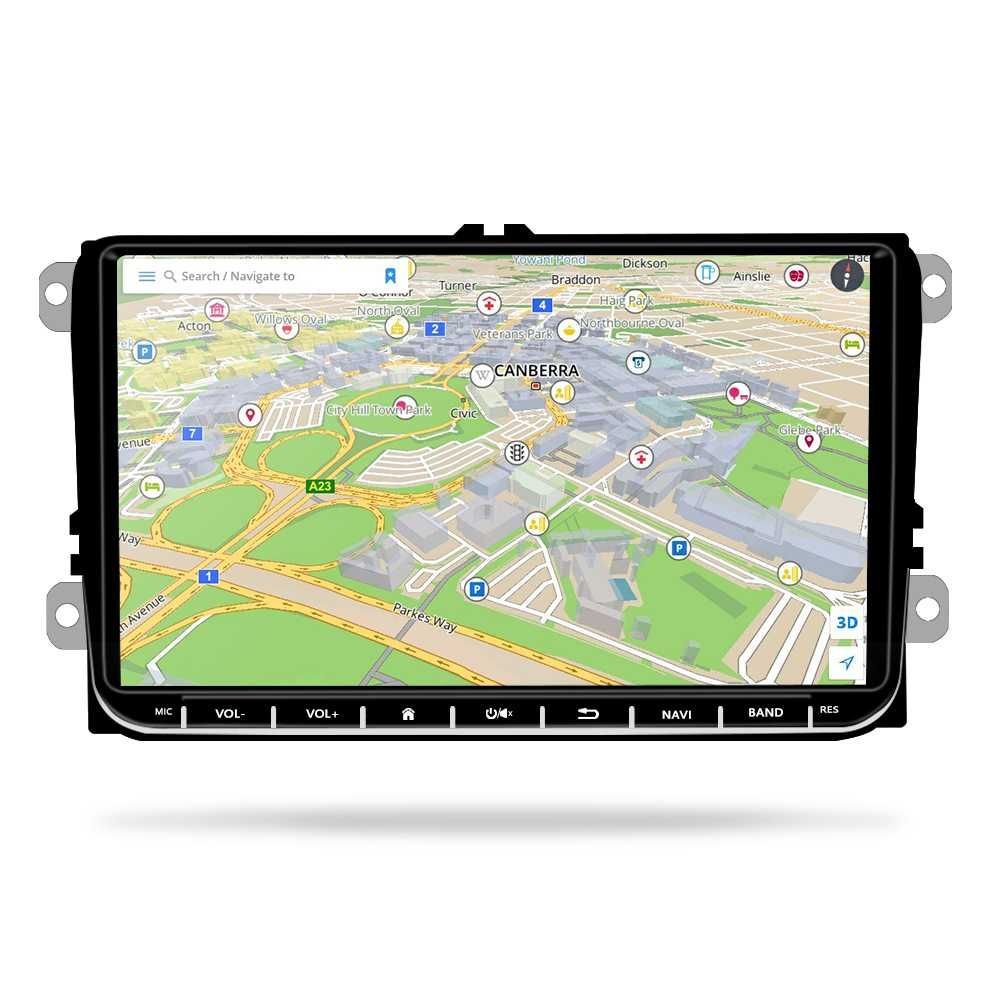 Navigatie Android Dedicata 9Inch, VW/Golf/Tiguan/Passat/Skoda/Touran