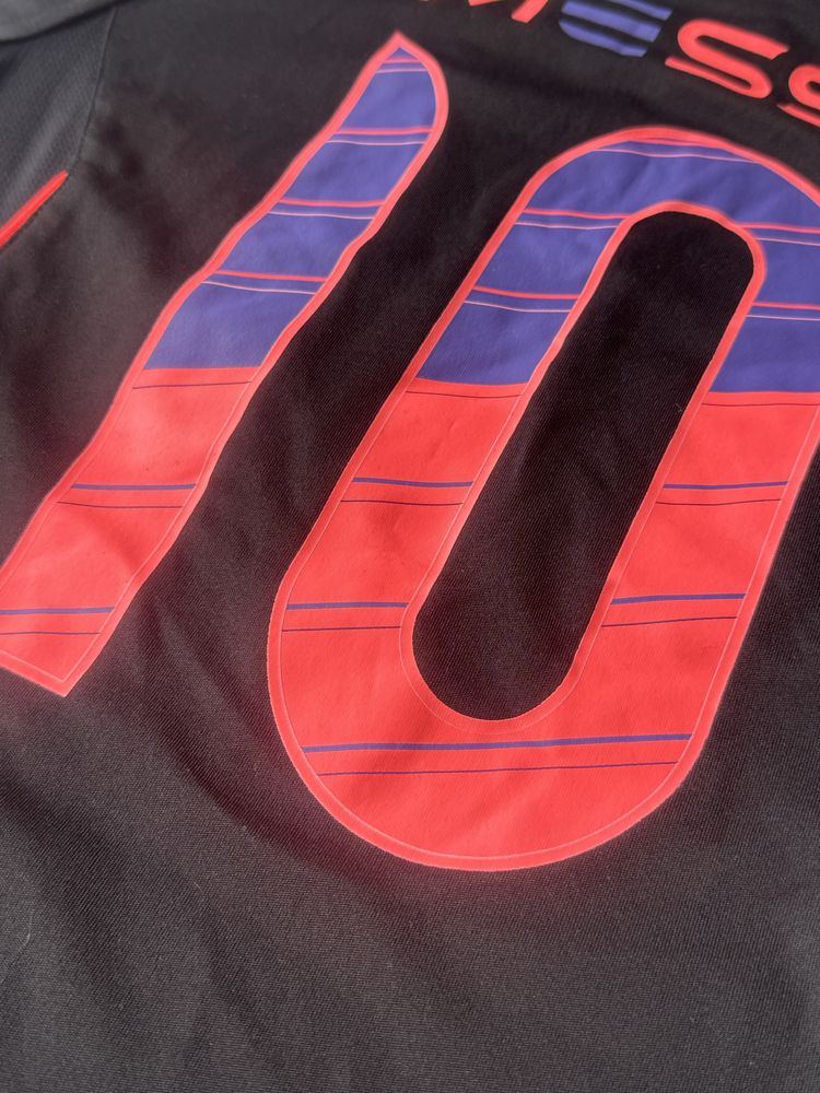 Детска футболна фланелка ADIDAS MESSI 10 Black kids 8-10 г.