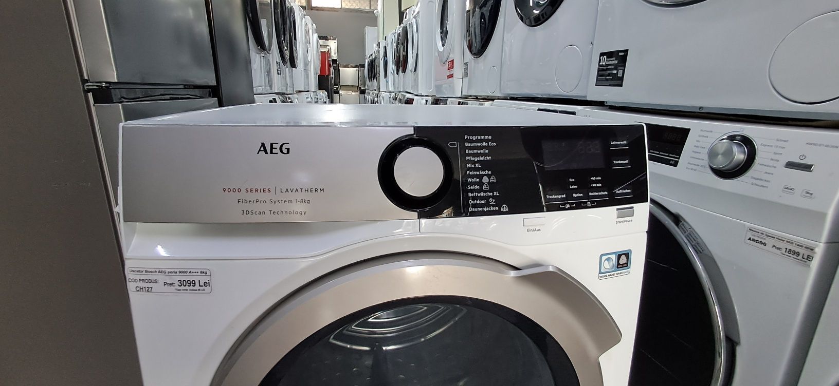 Uscator de Rufe AEG seria 9000 import GERMANIA Garanție Ch127