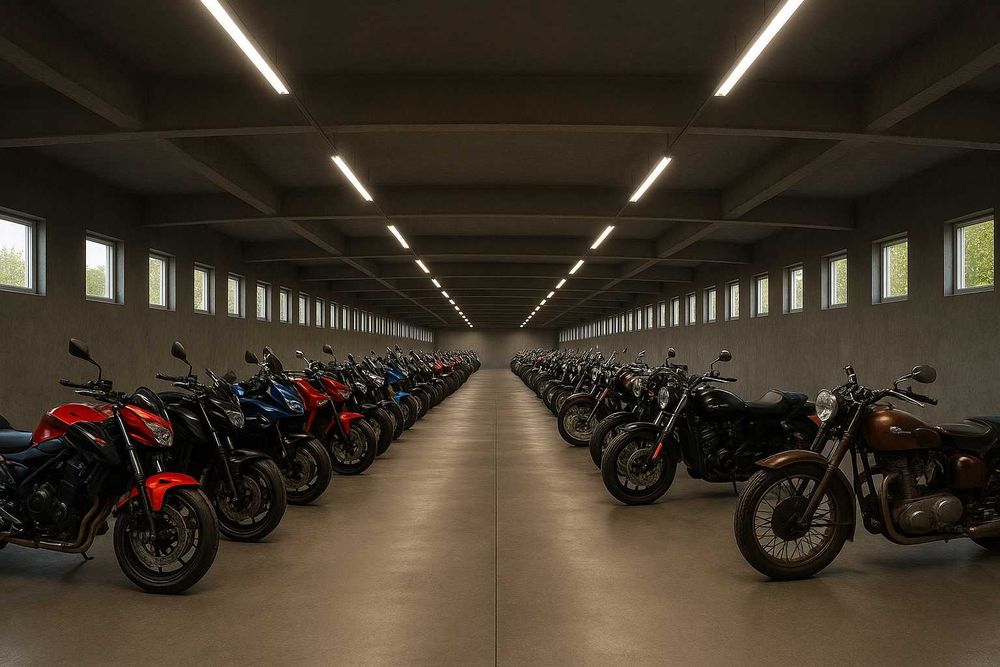 Depozitare moto iarnă + service | Hala securizată | Abonamente