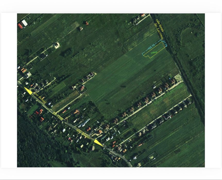 Teren 6200 mp si 2500 mp