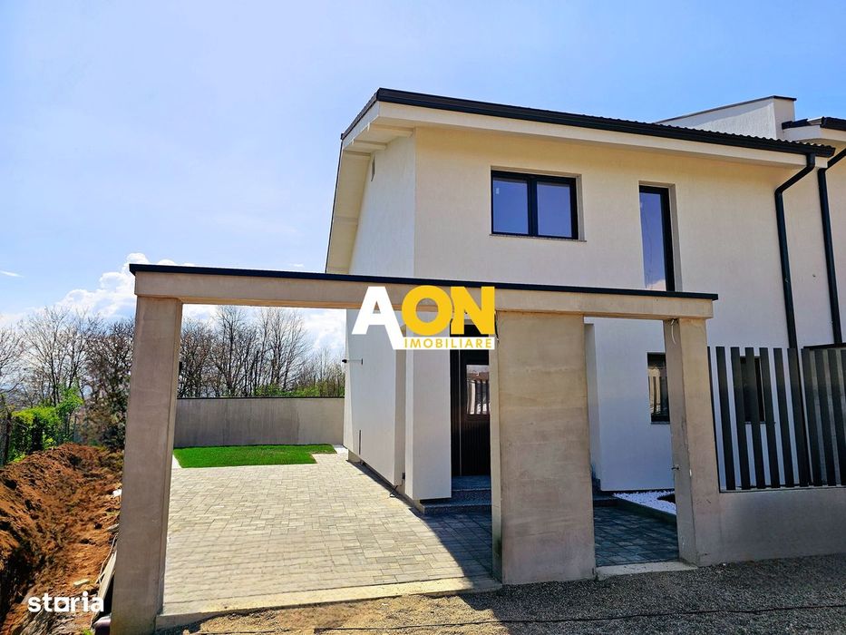 Duplex cu predare la cheie, 4 camere, piscina, 228 mp teren, Cetate