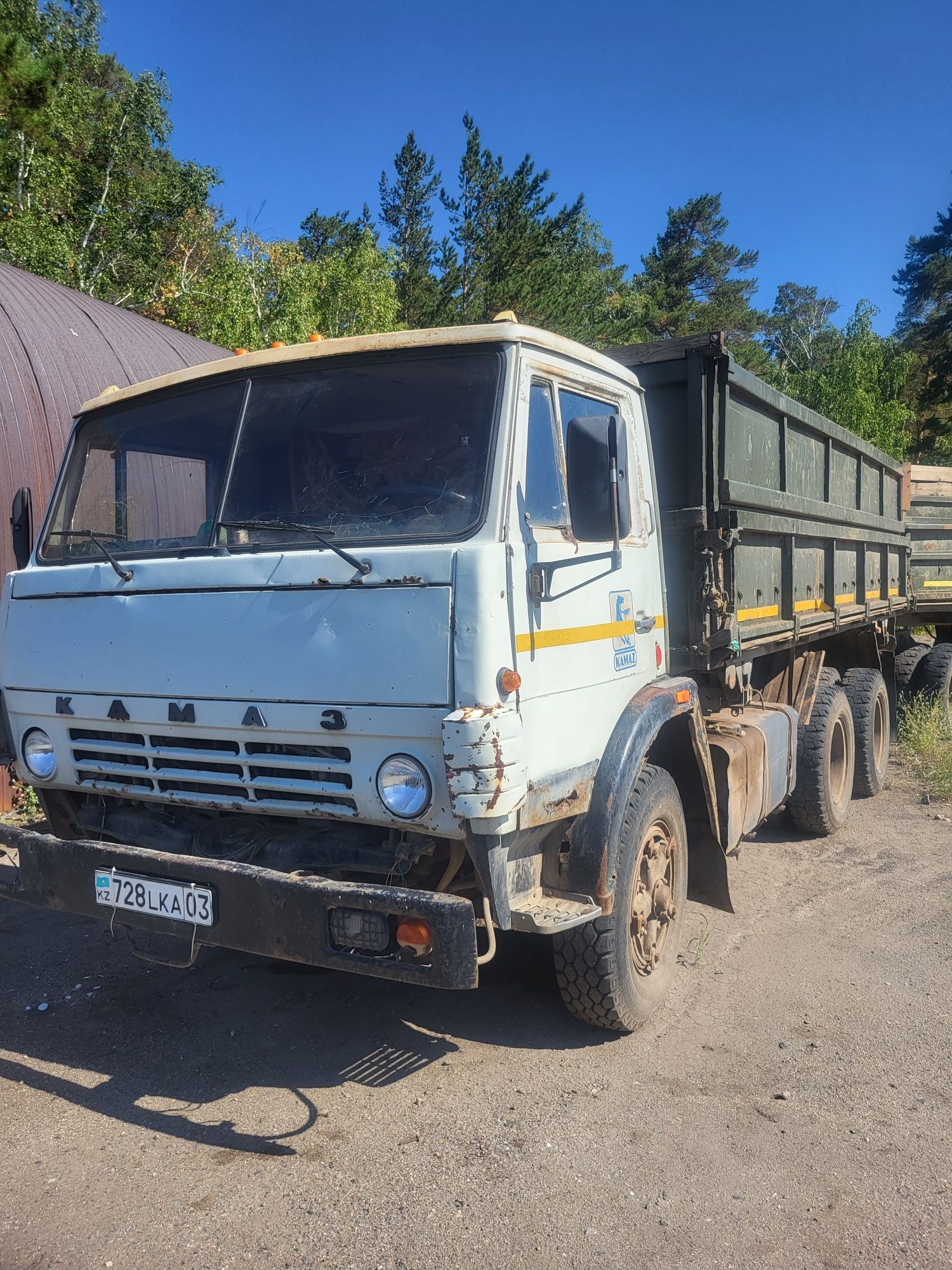 Камаз селхозник  с прицепом