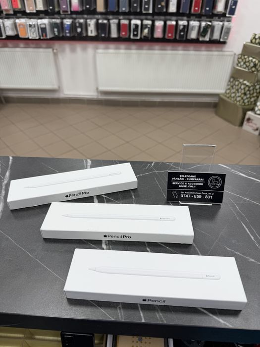 Apple Pencil Pro - NOI - Sigilate - 2 Ani Garantie!