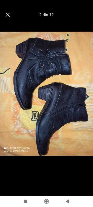 Botine/ Ghete Rieker imitație piele mărime 36