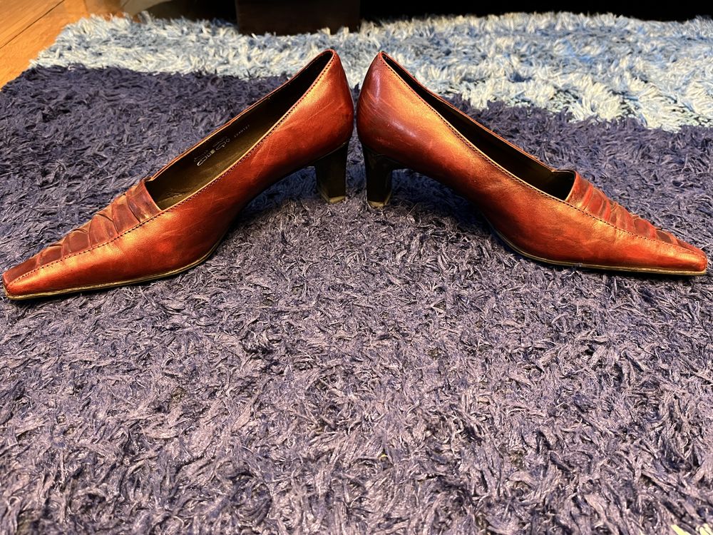 Pantofi de dama piele Signora Confort maro