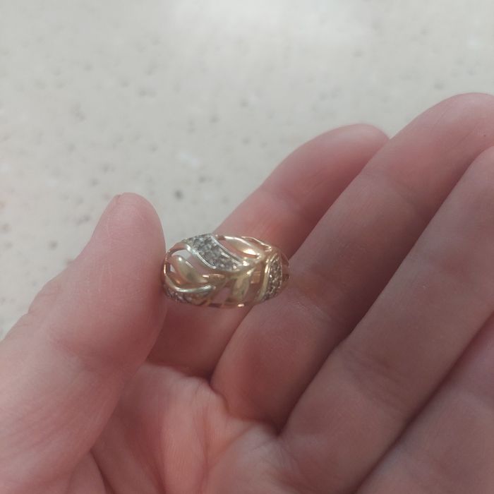 Золотое кольцо 585пробы