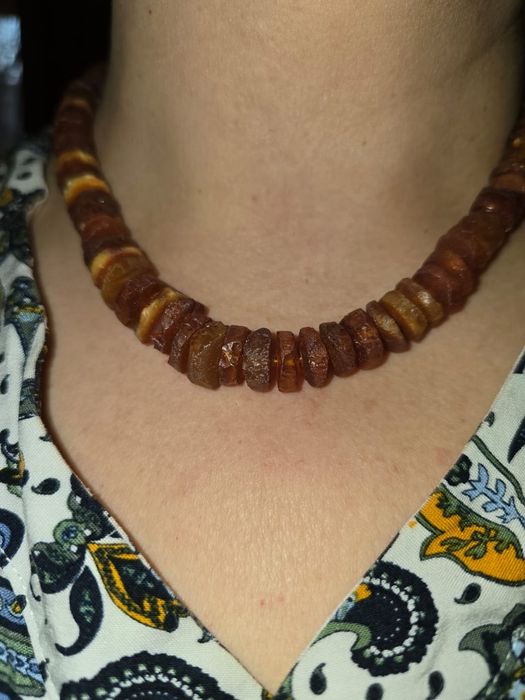 Бусы старый янтарь ссср