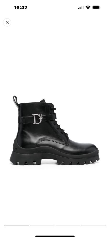 Кожени боти Dsquared 2