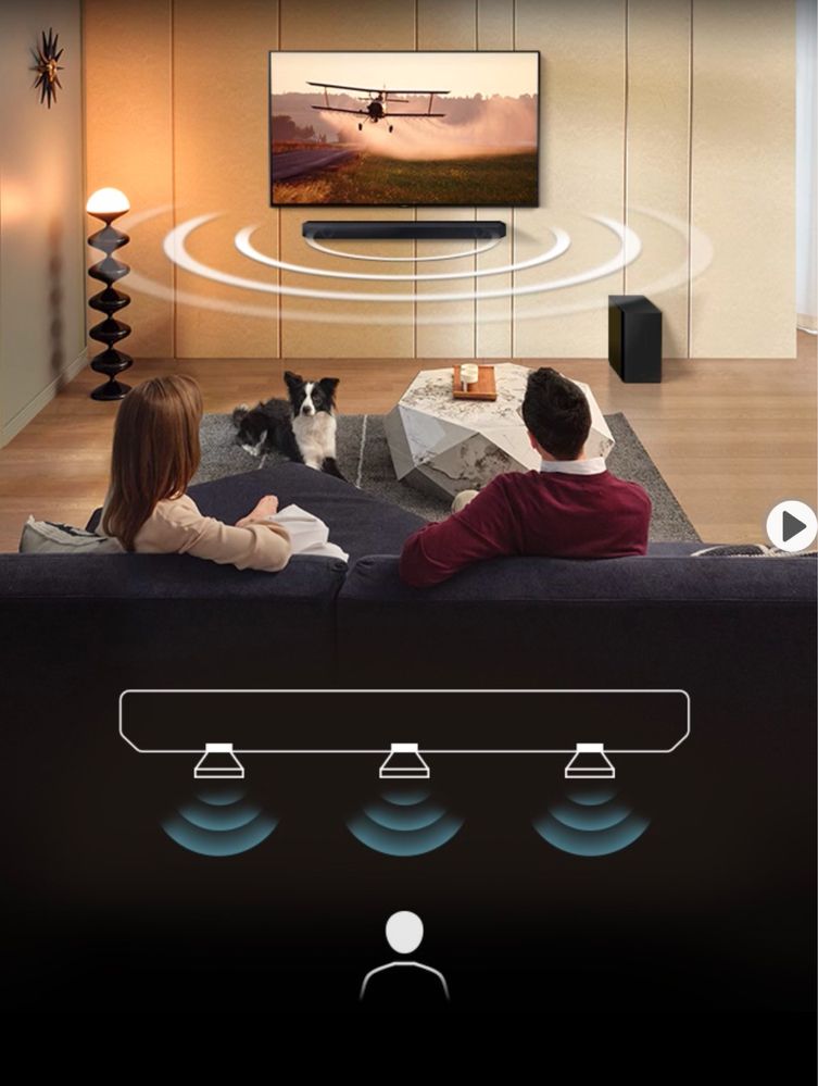 Саундбар 340W SAMSUNG HW-Q600C soundbar 3.1