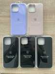 Huse iPhone din silicon și microfibră pe interior